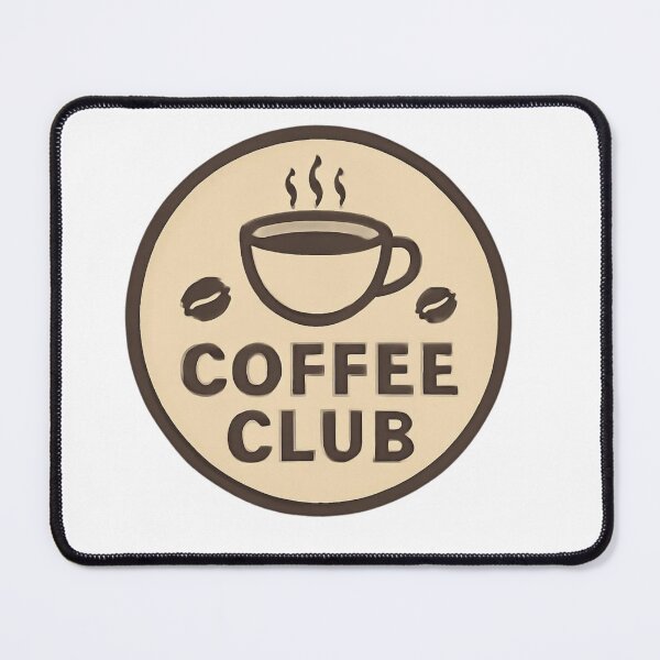 Item preview, Coffee Club Vintage Logo Design – Minimal Coffee Lover Badge with Cup and Beans designed and sold by trendplusco.