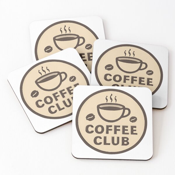 Item preview, Coffee Club Vintage Logo Design – Minimal Coffee Lover Badge with Cup and Beans designed and sold by trendplusco.