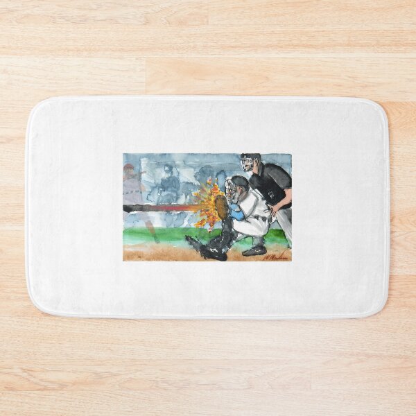 Item preview, Baseball Catcher Catching A Fireball designed and sold by guilanho.