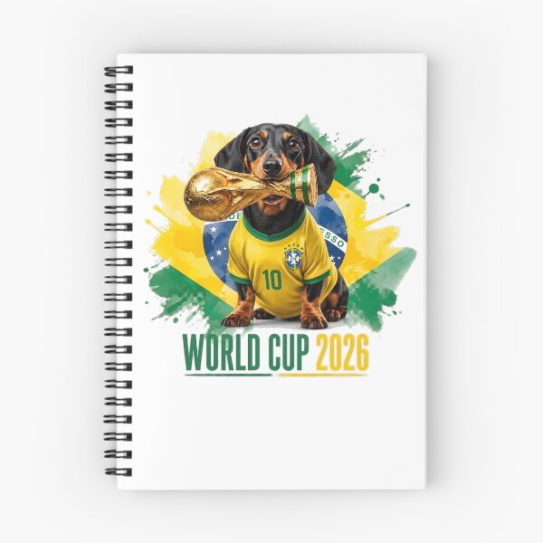 Item preview, Dachshund Brasil World Cup 2026 designed and sold by Jack n' Sally's.