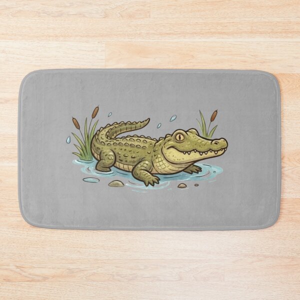 Item preview, Cute Crocodile Illustration for Wildlife and Reptile Lovers designed and sold by Theproxmrt.