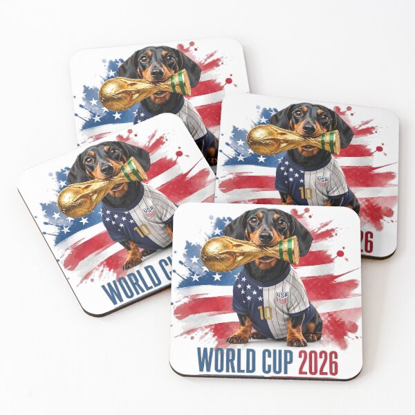 Item preview, Dachshund USA World Cup 2026 designed and sold by Jack n' Sally's.