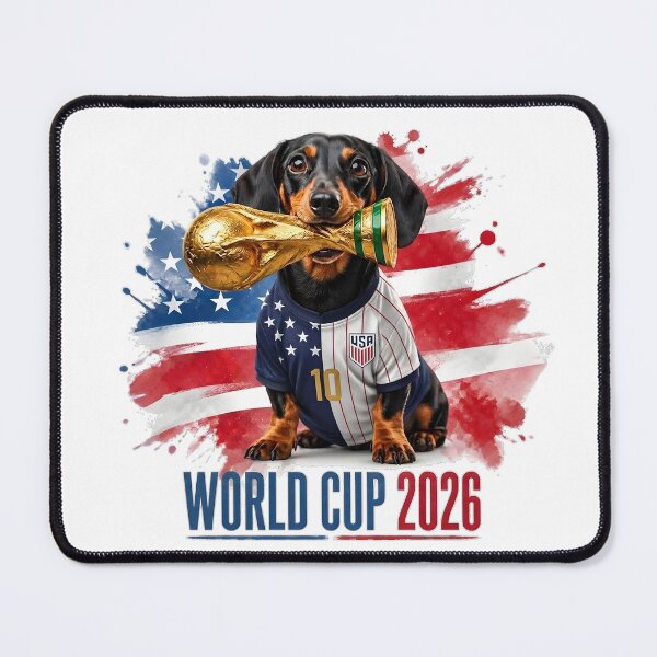 Item preview, Dachshund USA World Cup 2026 designed and sold by Jack n' Sally's.