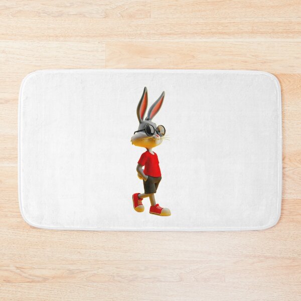 Item preview, Cool Walking Bunny Sticker PNG | Stylish Rabbit with Sunglasses Transparent Die-Cut Sticker designed and sold by ashwin131.