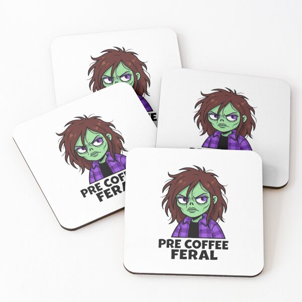 Item preview, Pre Coffee Feral designed and sold by SincerelyNick.