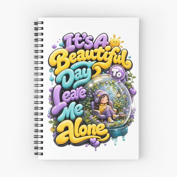 Item preview, It's A Beautiful Day To Leave Me Alone Cozy Aesthetic Introvert Girl designed and sold by Mr-wow.
