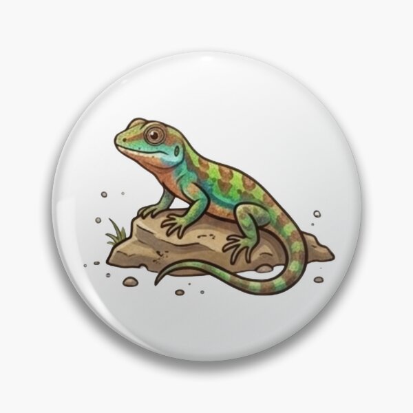 Item preview, Cute Gecko Lizard Illustration with Nature Theme designed and sold by Theproxmrt.