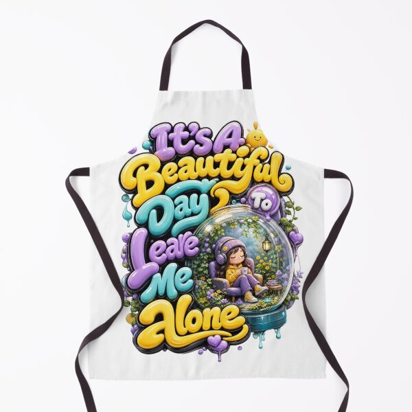 Item preview, It's A Beautiful Day To Leave Me Alone Cozy Aesthetic Introvert Girl designed and sold by Mr-wow.