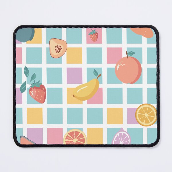 Item preview, Pastel Fruit Checkerboard Pattern Cute Summer Grid designed and sold by bangueran.