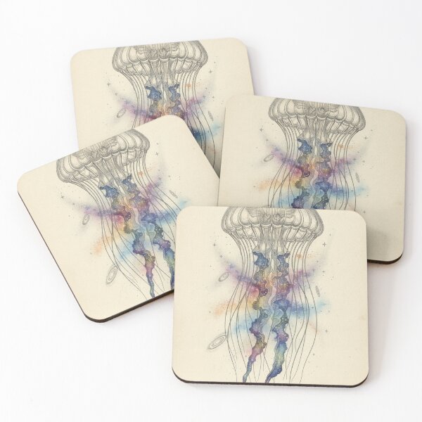 Item preview, Oceanic Jellyfish | Illustrated Deep Sea Beauty designed and sold by HeyHas.