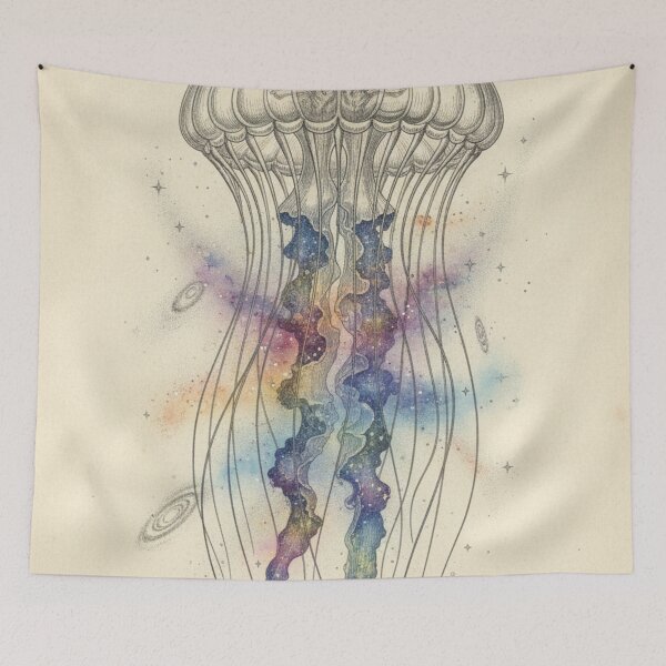 Item preview, Oceanic Jellyfish | Illustrated Deep Sea Beauty designed and sold by HeyHas.