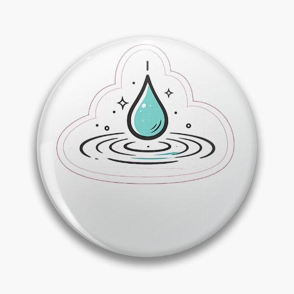 Item preview, Water Drop Ripple designed and sold by InkPixell.