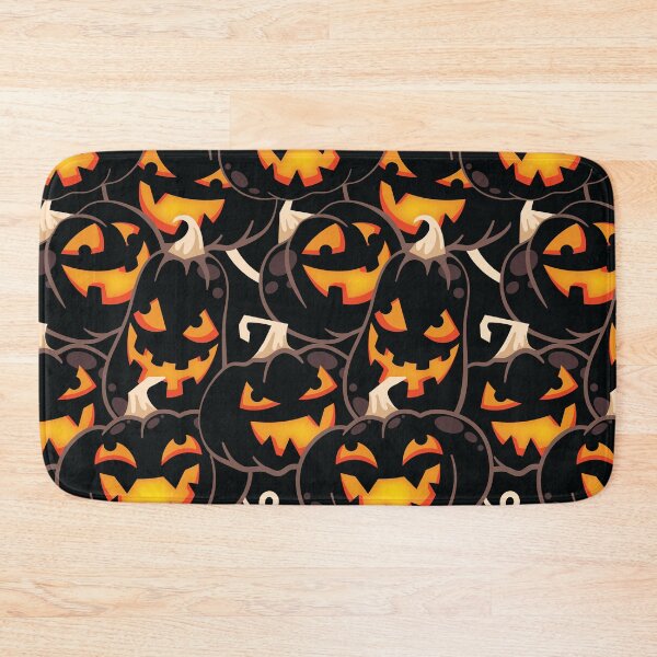 Item preview, Black Pumpkins with Orange Grins designed and sold by BlackPepprika.