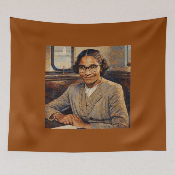 Item preview, Beautiful Portrait Painting of Rosa Parks designed and sold by Halifaxartguy.