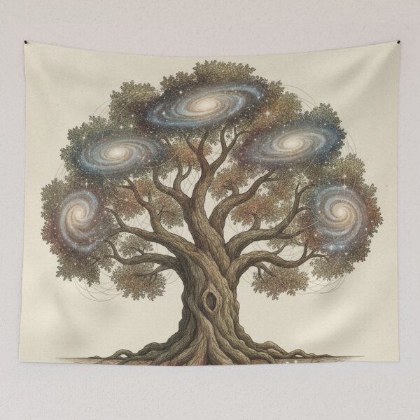 Item preview, Illustrated Tree of Life | Connection between Nature and Balance designed and sold by HeyHas.