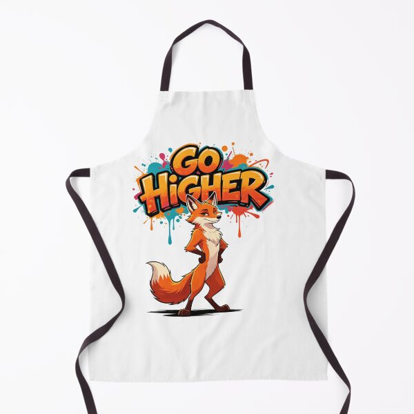 Item preview, Go Higher Fox Motivational Art designed and sold by LINSSEX Style • Urban & Sport Streetwear.