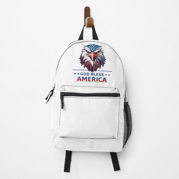Item preview, God Bless America Patriotic American Eagle designed and sold by Sarah'sCreativeLab.