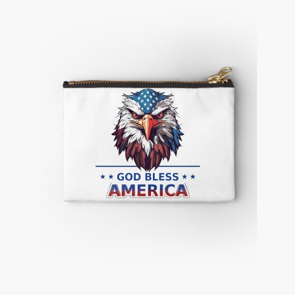 Item preview, God Bless America Patriotic American Eagle designed and sold by Sarah'sCreativeLab.