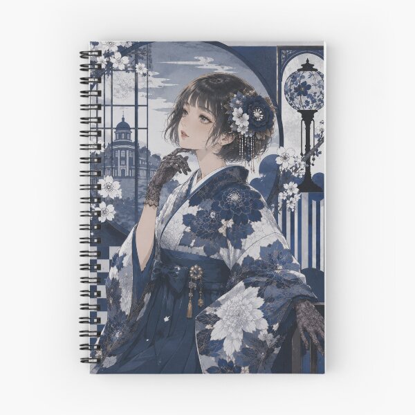 Item preview, Blue Hakama Lady designed and sold by Japanese Vibes.