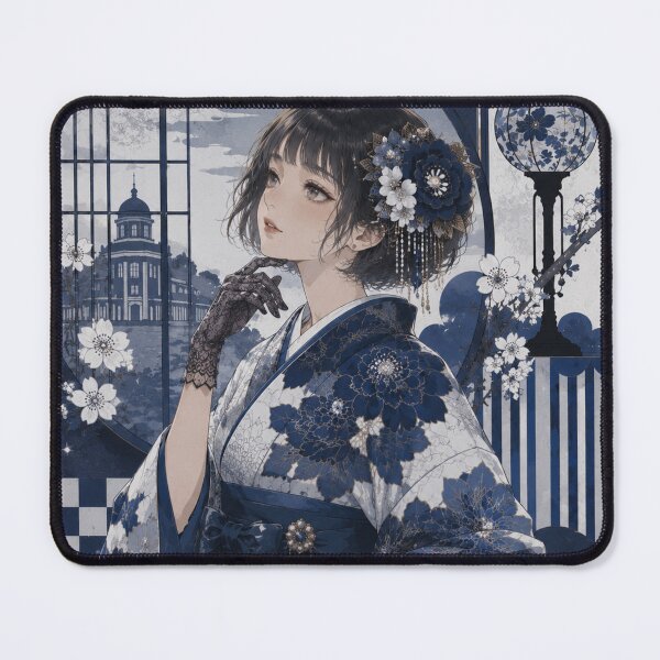 Item preview, Blue Hakama Lady designed and sold by Japanese Vibes.