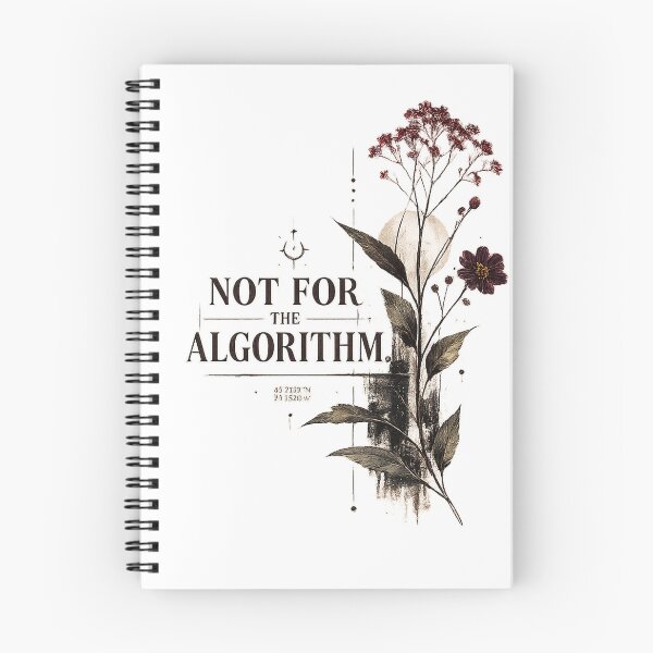 Item preview, Not For The Algorithm Dark Botanical Anti Trend Design designed and sold by THE LUMORA.