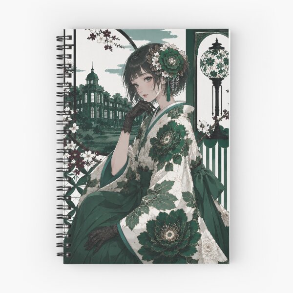 Item preview, Green Hakama Lady designed and sold by Japanese Vibes.