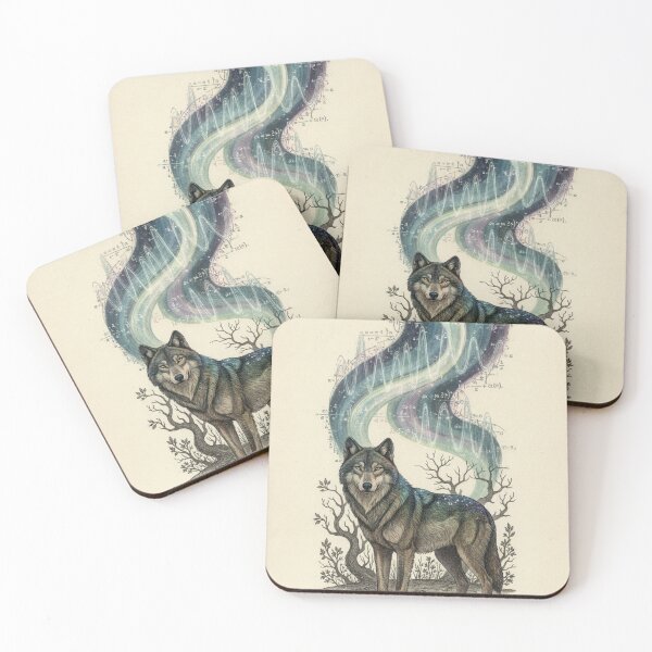 Item preview, Wild Wolf Among Trees | Free Spirit of Nature designed and sold by HeyHas.