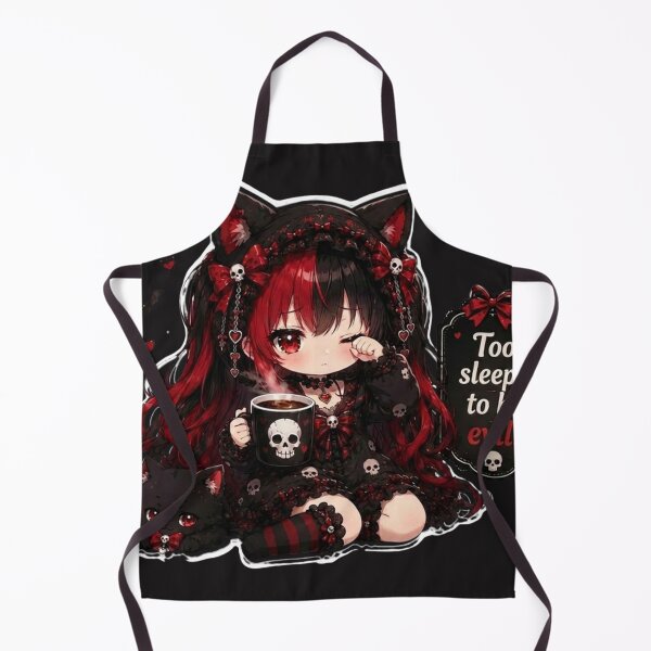 Item preview, Copy of Copy of Copy of Copy of Cute Gothic Anime Girl Everything Sucks designed and sold by Revyra.