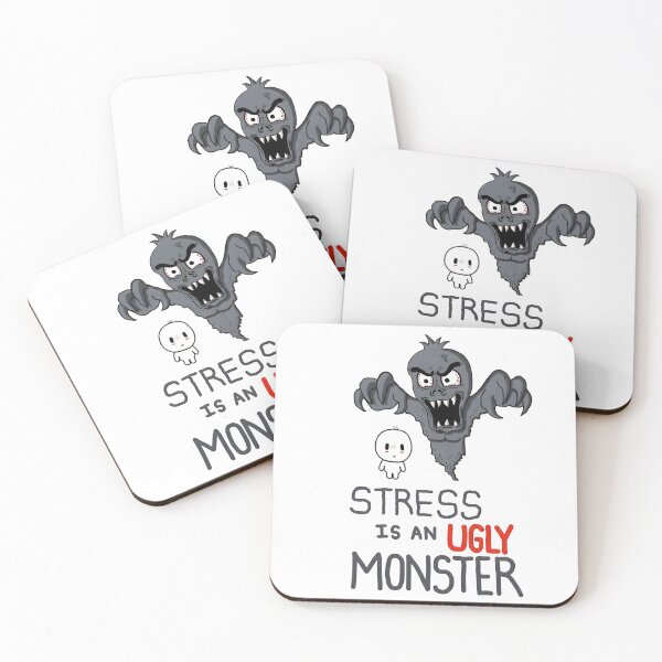 Artikelvorschau, Das Stressmonster entworfen und verkauft von Murvel-Ink.