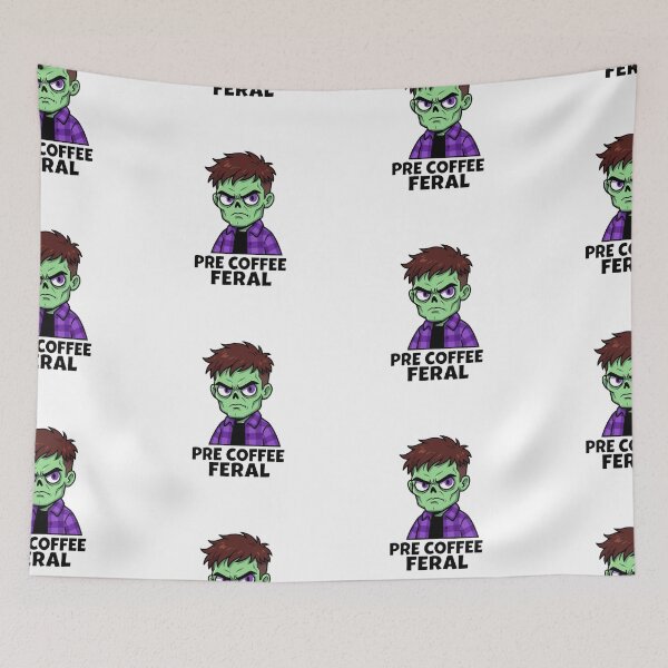 Item preview, Male:  "Pre Coffee Feral" designed and sold by SincerelyNick.