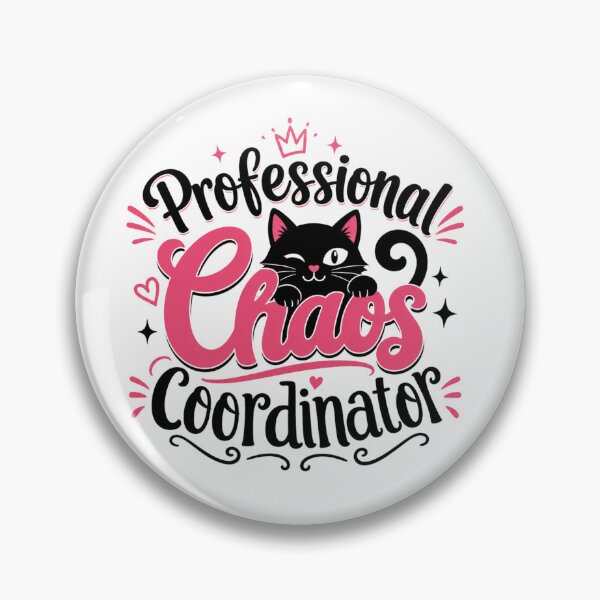 Item preview, Professional Chaos Coordinator Cat Mom Funny T-Shirt designed and sold by Ashley critters.