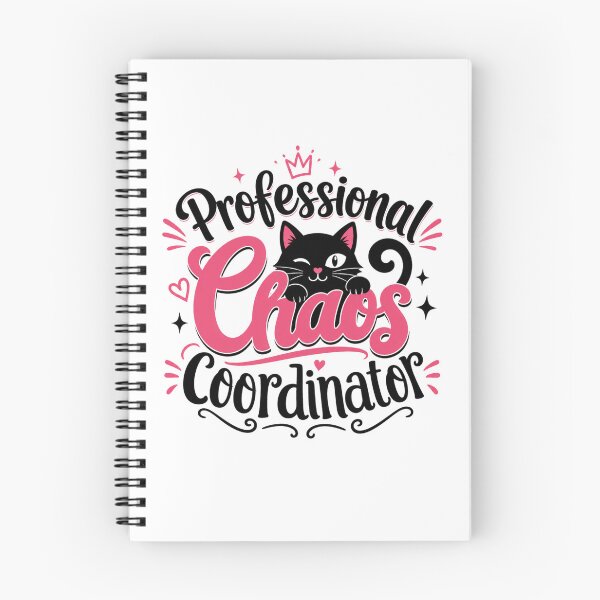 Item preview, Professional Chaos Coordinator Cat Mom Funny T-Shirt designed and sold by Ashley critters.