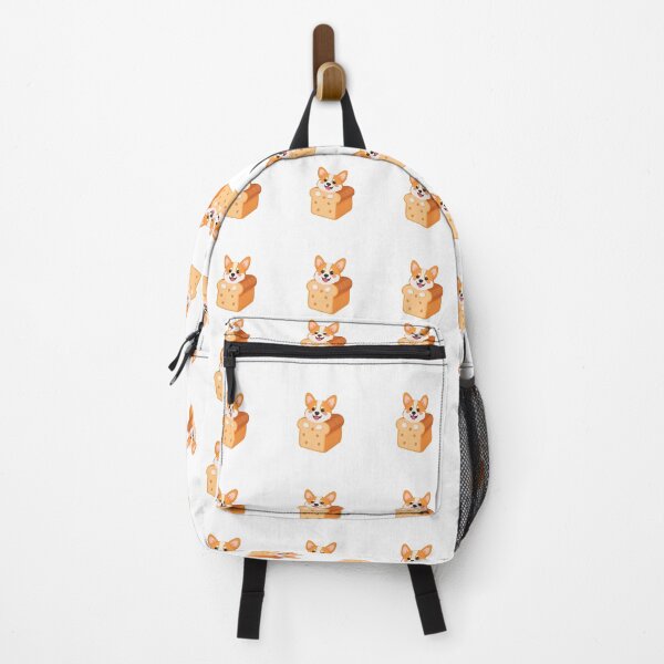 Item preview, Cute Corgi In Bread Sticker | Adorable Puppy Art designed and sold by AhiraDesign.