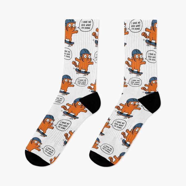 Item preview, Take The Risk Funny Skateboarding Cat designed and sold by CamaleonDesigns.