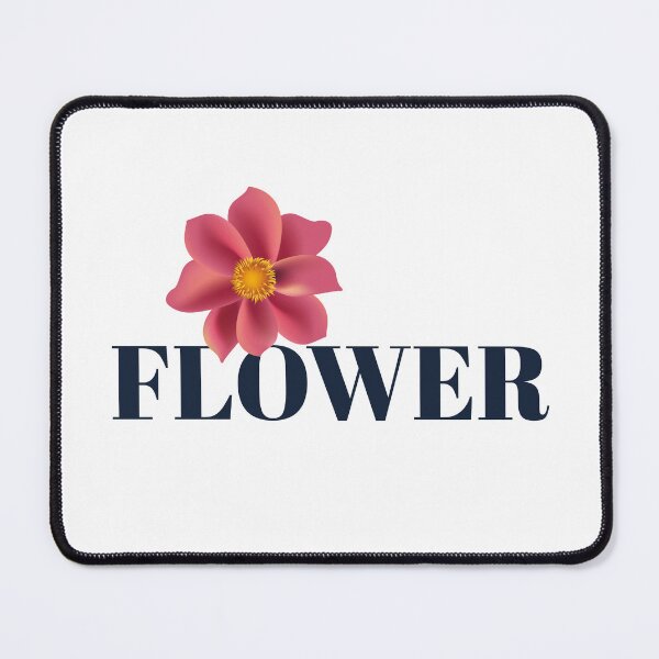 Item preview, Pink Flower Typography Design designed and sold by Boujart.