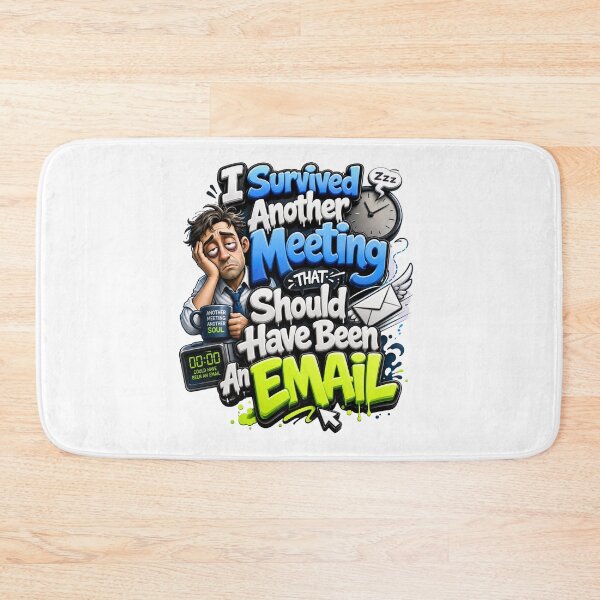 Item preview, I Survived Another Meeting Funny Tired Employee Office Humor designed and sold by Mr-wow.