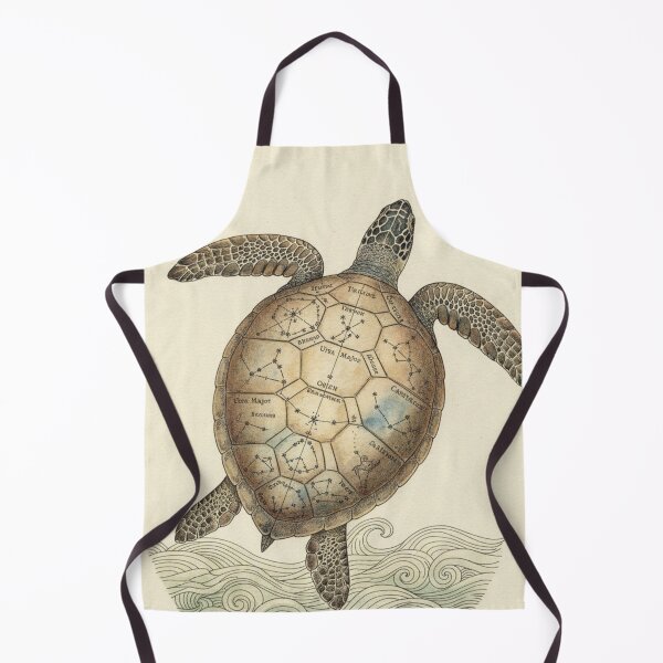 Aperçu de l'œuvre Tortue marine vintage | Faune et conservation océaniques créée et vendue par HeyHas.