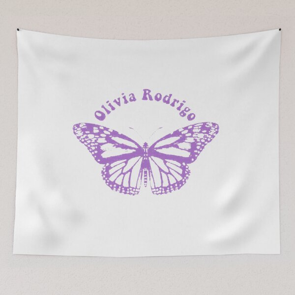 Aperçu de l'œuvre Nom du papillon Olivia Rodrigo créée et vendue par Twelvecloth.