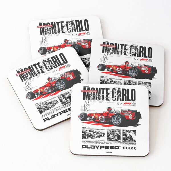 Item preview, Póster retro del Gran Premio de Montecarlo de Fórmula 1 designed and sold by SarvynStudio.
