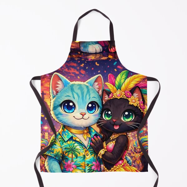 Item preview, The Rio Carnival Cats in Love designed and sold by MeowStory.