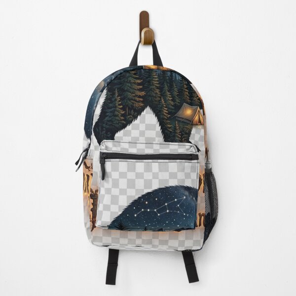 Item preview, Born of Forest and Firelight – Wild Bear Silhouette Art designed and sold by MalinStyle.