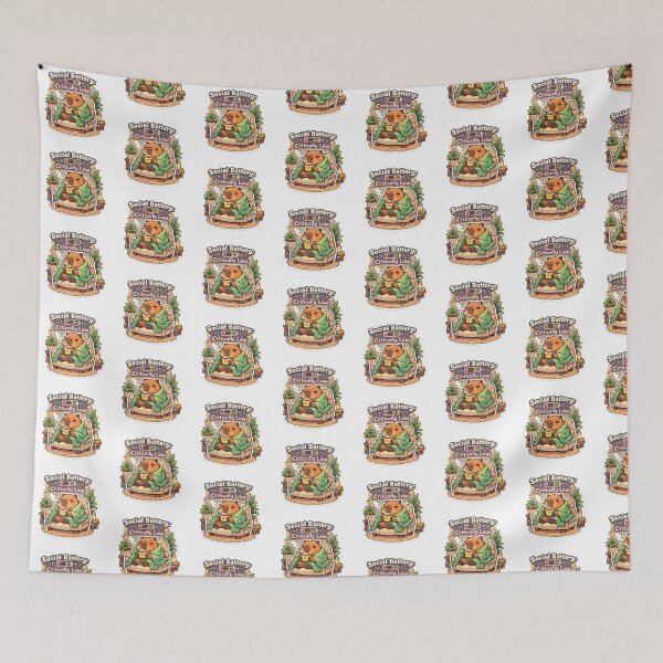 Item preview, Social Battery: Critically Low Capybara designed and sold by FAZ-DESIGNS.