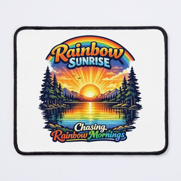 Item preview, Chasing Rainbow Mornings Rainbow Sunrise designed and sold by DPBTees70.