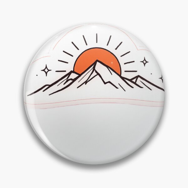 Item preview, Minimal Sunrise Mountain designed and sold by InkPixell.