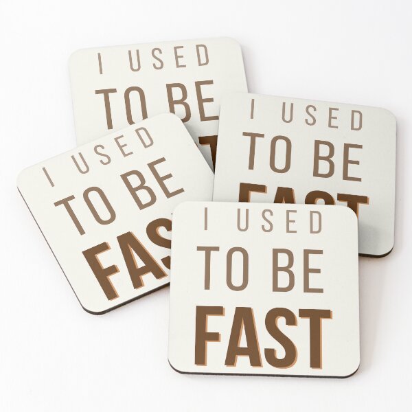 Item preview, I used to be fast  designed and sold by BlueprintBold.