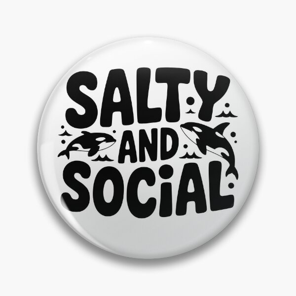 Item preview, Salty And Social designed and sold by theartfulaspie.
