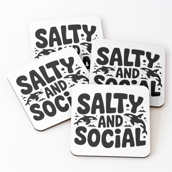 Item preview, Salty And Social designed and sold by theartfulaspie.