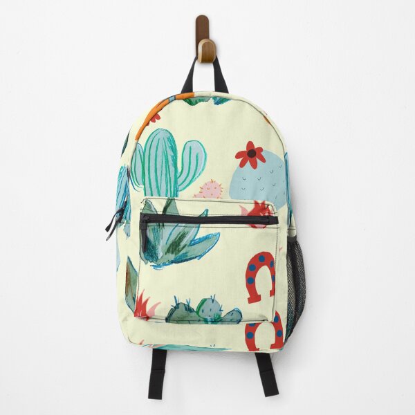 Item preview, Western Cactus Desert Cowboy Beige Background designed and sold by Designs by Sara Felton.