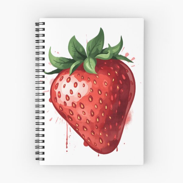 Item preview, Juicy Strawberry Sticker | Cute Watercolor Strawberry Fruit Illustration designed and sold by dreamz-world.