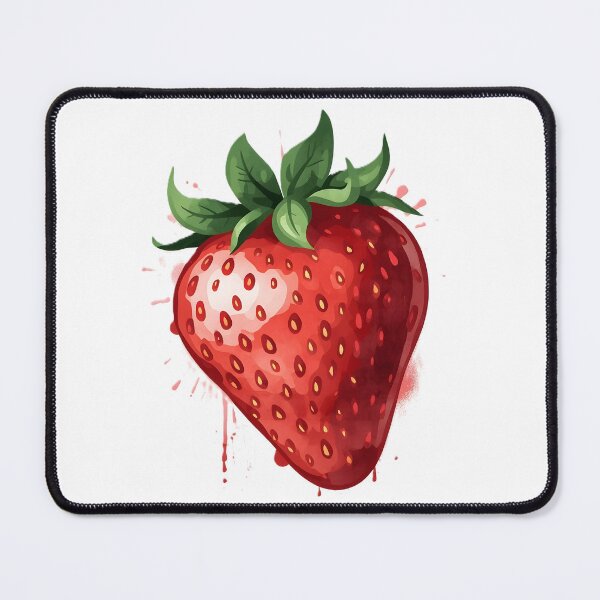 Item preview, Juicy Strawberry Sticker | Cute Watercolor Strawberry Fruit Illustration designed and sold by dreamz-world.